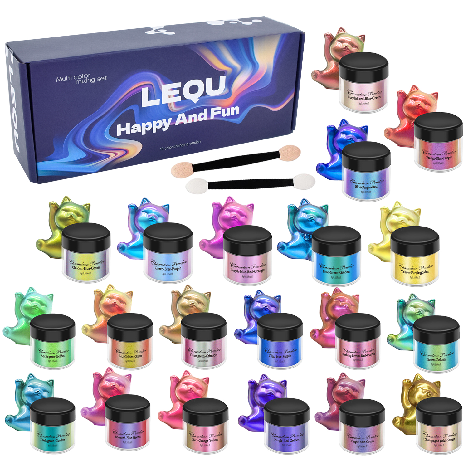 Soap Making Dye - 1 Set Chameleon Powder Nail Chrome