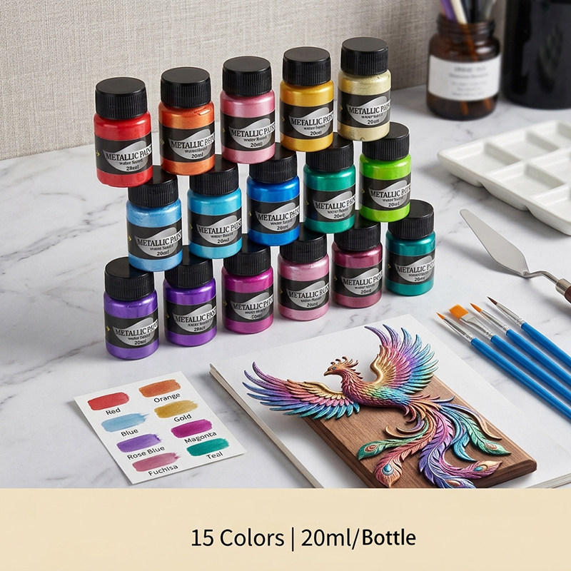 Soap Making Dye - Mica Powder 15 Colors - 20g/Bottle