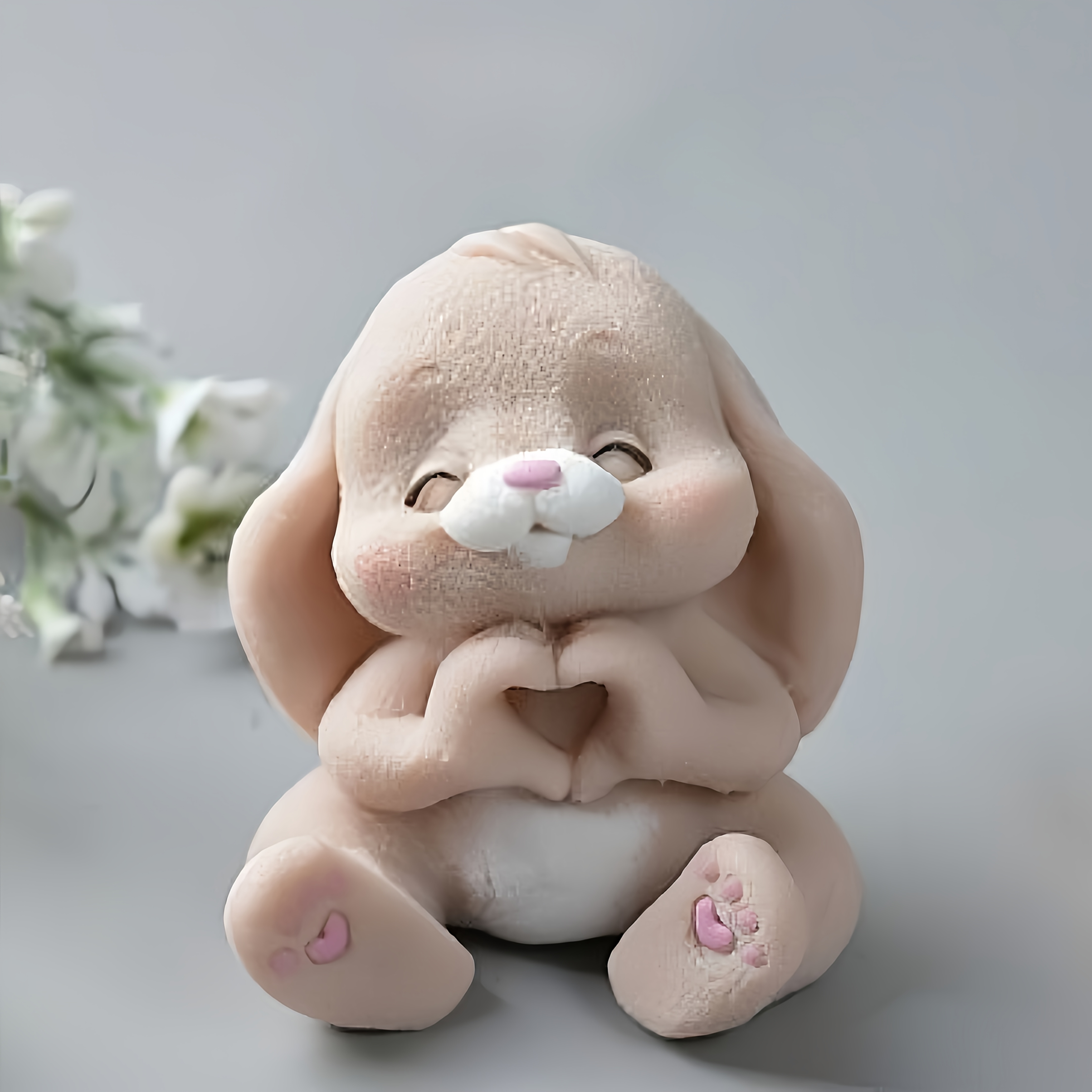 Soap Making Kits - 1pc Adorable Rabbit Resin Silicone Mold