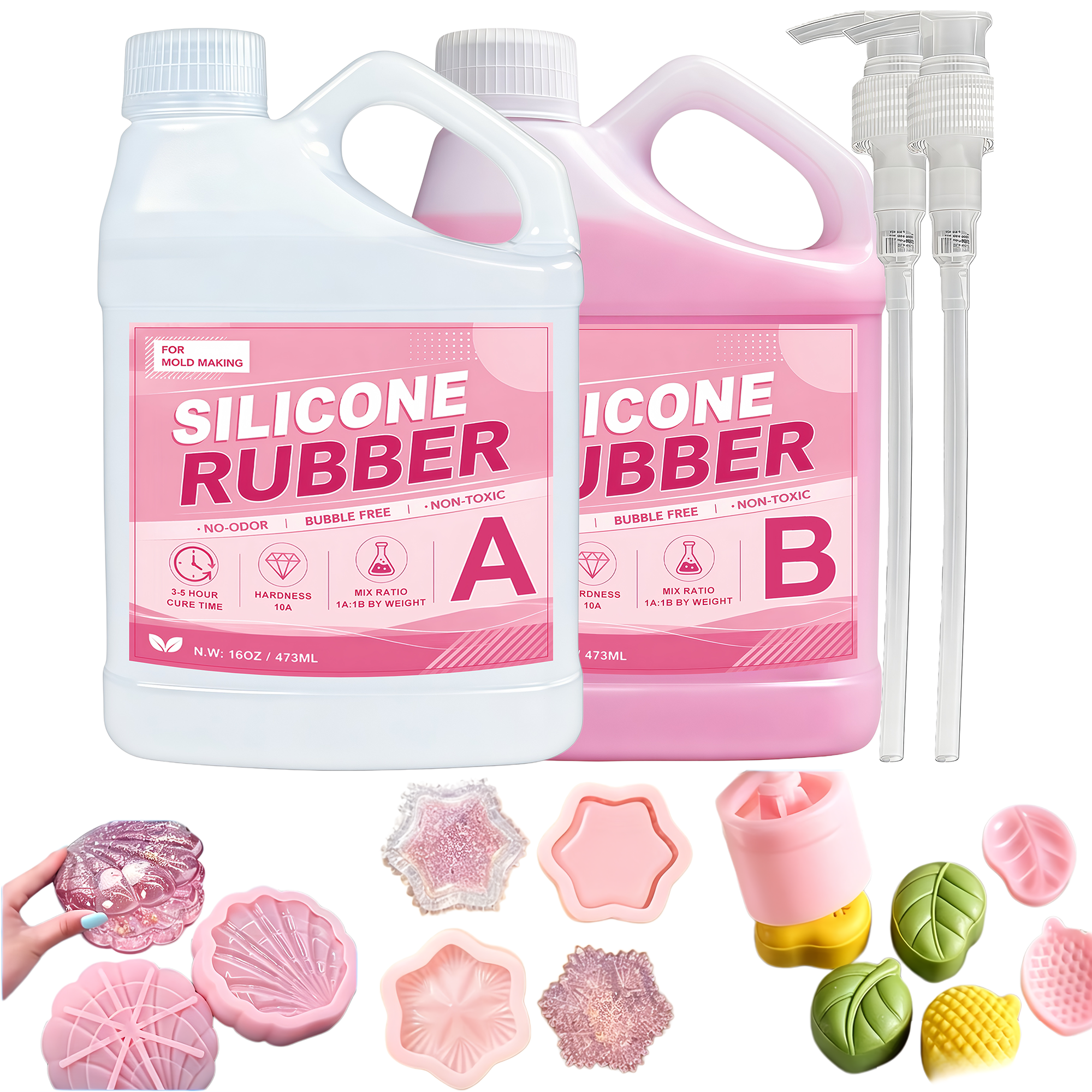 Soap Making Experiment - Liquid Silicone Rubber-Performance Making Kit, Fast