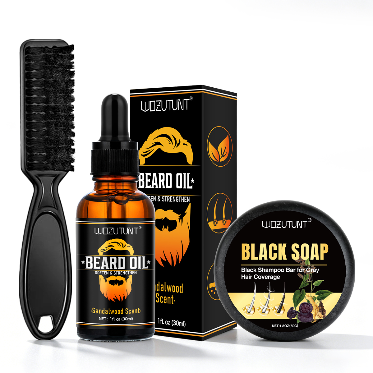 Soap Making Kits - Men Beard Moisturizing Cleansing Kit Facial