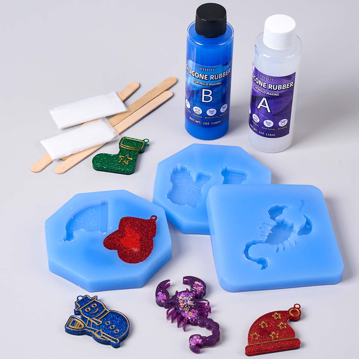 118ml/296ml Silicone Mold Maki - مراجعة Soap Making Experiment وسعره