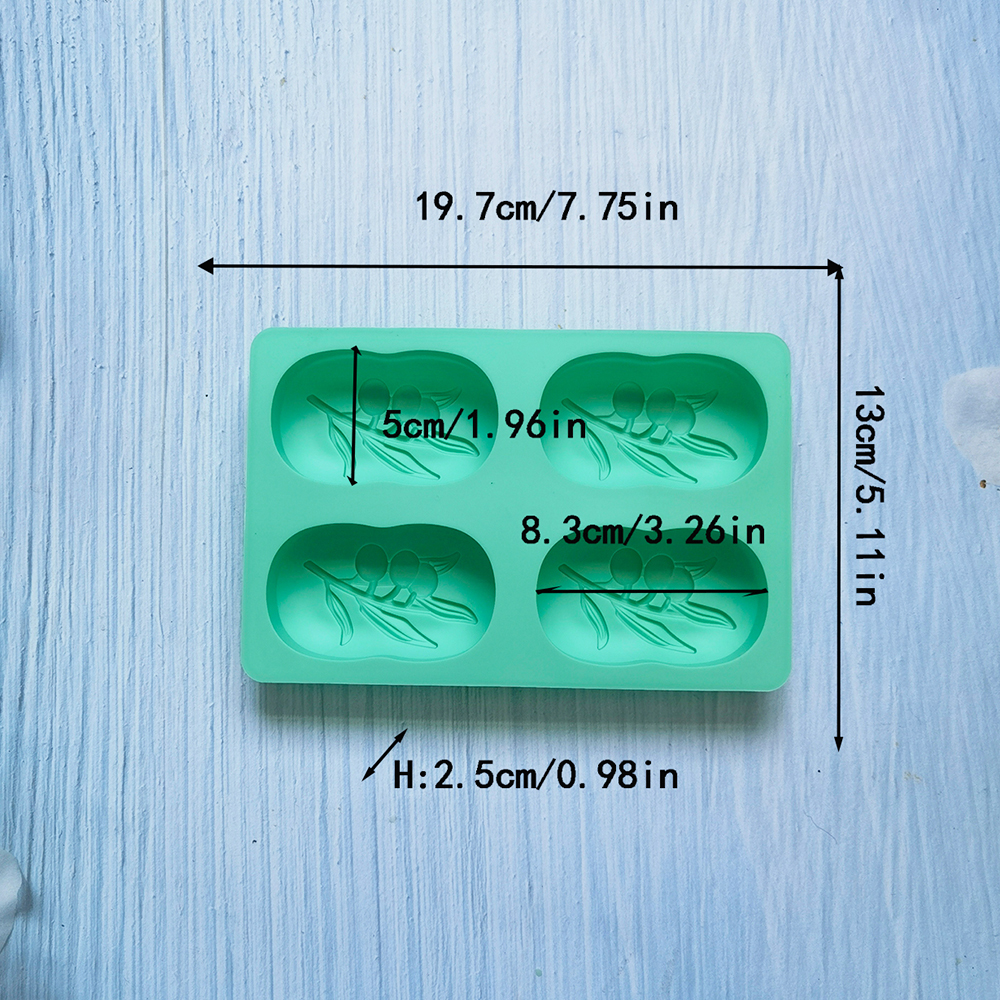 4 Cavities Oval Olive Tree Sil - مراجعة Soap Making Experiment وسعره