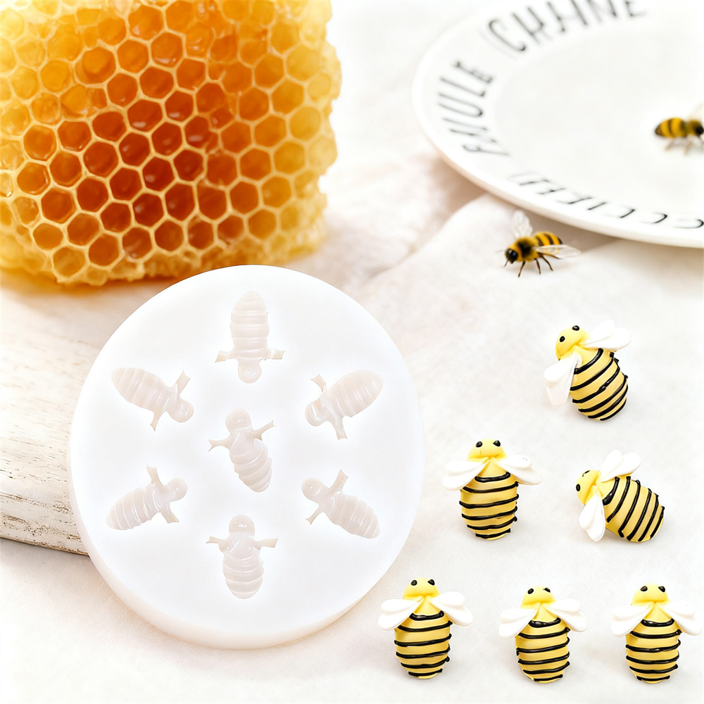 4pcs Honeybee Honeycomb Bee Si - مراجعة Soap Making Art وسعره