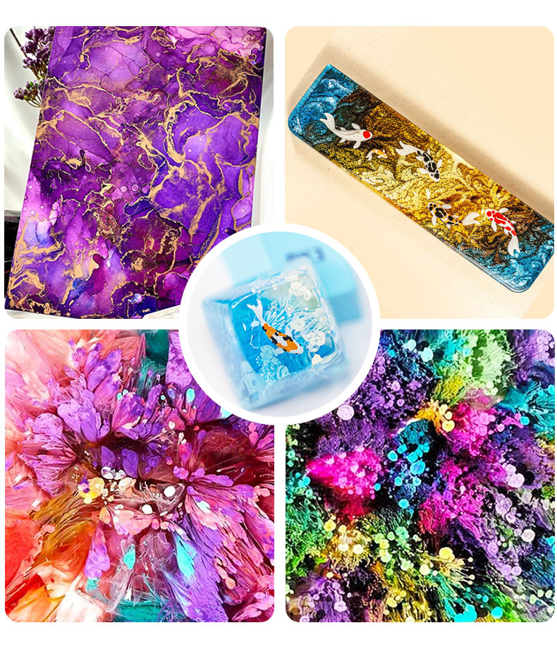 10ml Alcohol Ink Art Epoxy Res - مراجعة Soap Making Dye وسعره