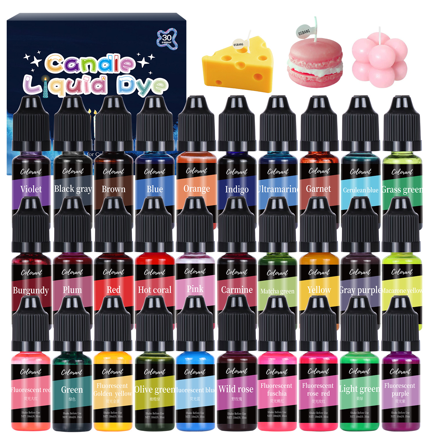 30 Colors Candle Dyes Pigment  - مراجعة Soap Making Dye وسعره
