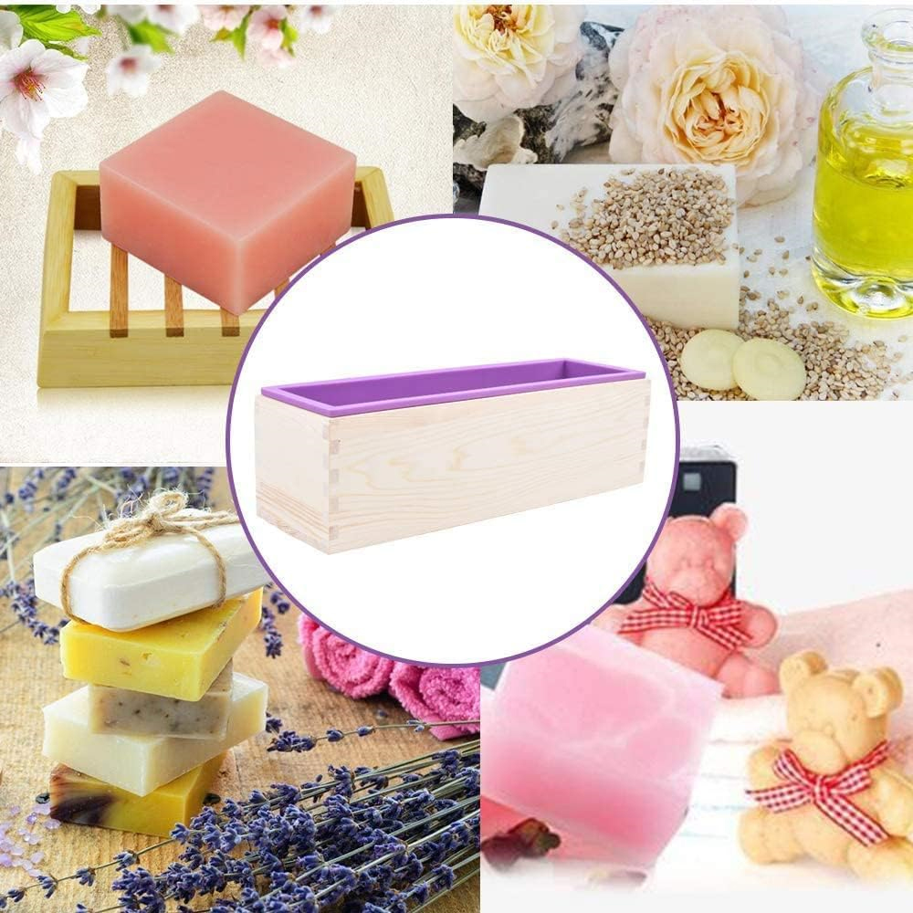 1.2L Wooden Box Soap Mold Maki - مراجعة Soap Making Experiment وسعره