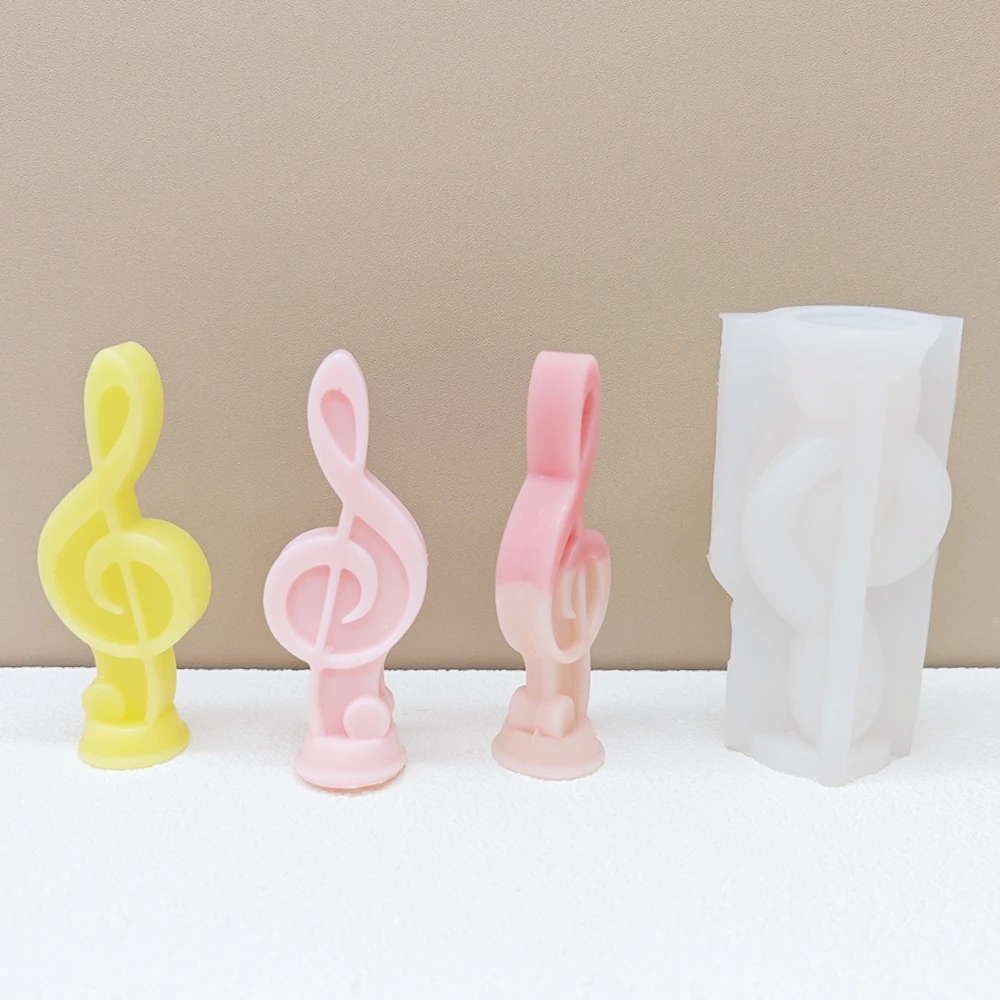 Musical Note Candle Silicone M - مراجعة Soap Making Notes وسعره