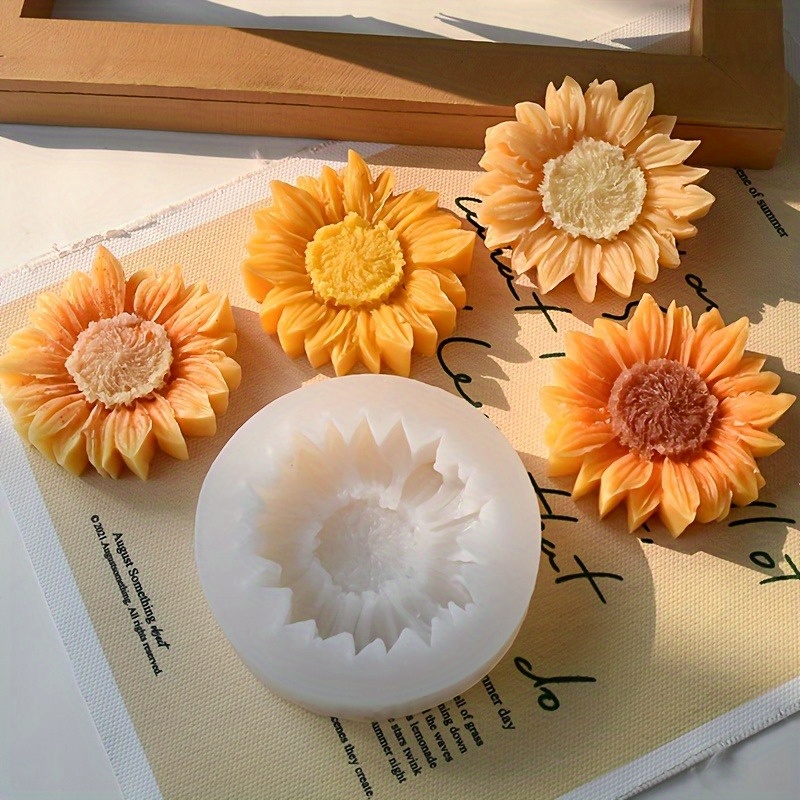 Vibrant 3D Sunflower Silicone  - مراجعة Soap Making Kits وسعره