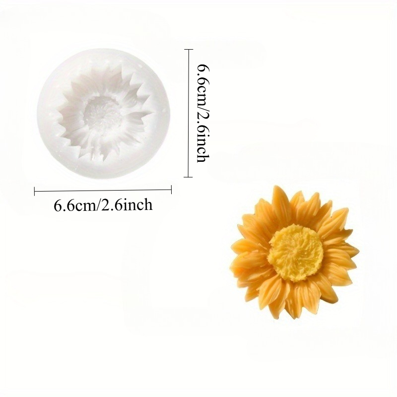 Vibrant 3D Sunflower Silicone  - مراجعة Soap Making Kits وسعره