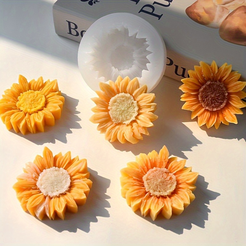 Vibrant 3D Sunflower Silicone  - مراجعة Soap Making Kits وسعره
