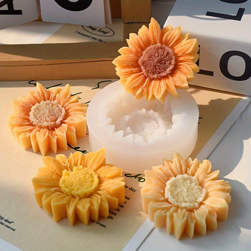 Vibrant 3D Sunflower Silicone  - مراجعة Soap Making Kits وسعره