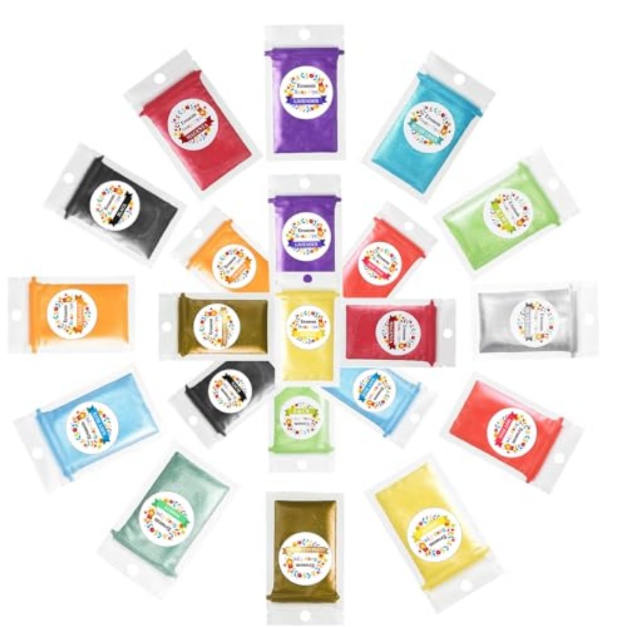 12 Colors Mica Powder Pigments - مراجعة Soap Making Dye وسعره