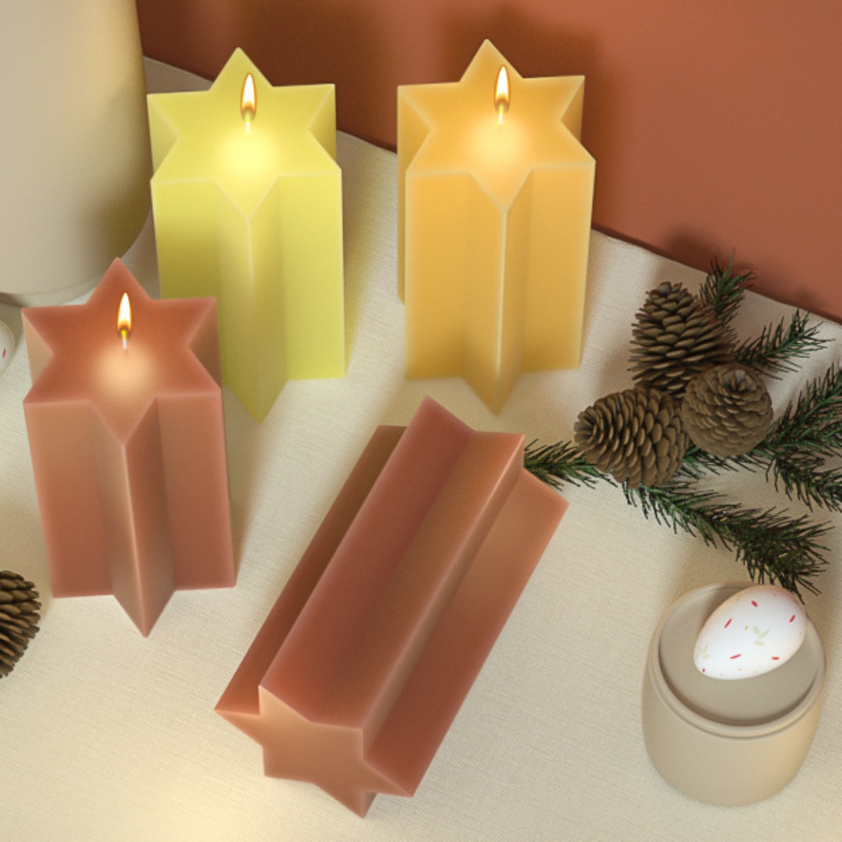 3D Hexagonal Column Silicone C - مراجعة Soap Making Art وسعره