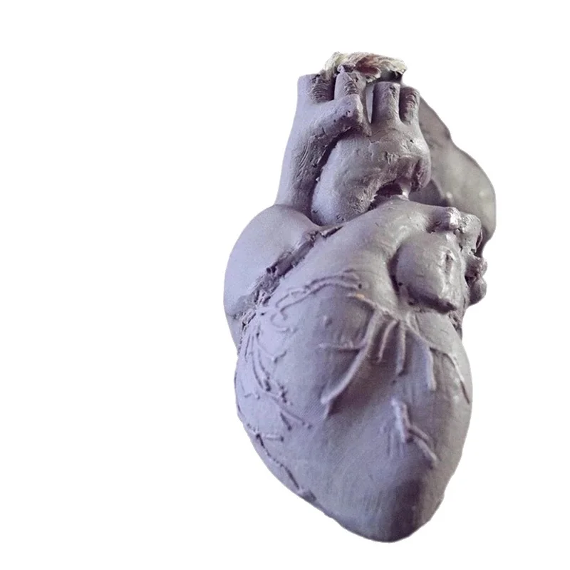 DIY Human Heart Silicone Candl - مراجعة Soap Making Experiment وسعره