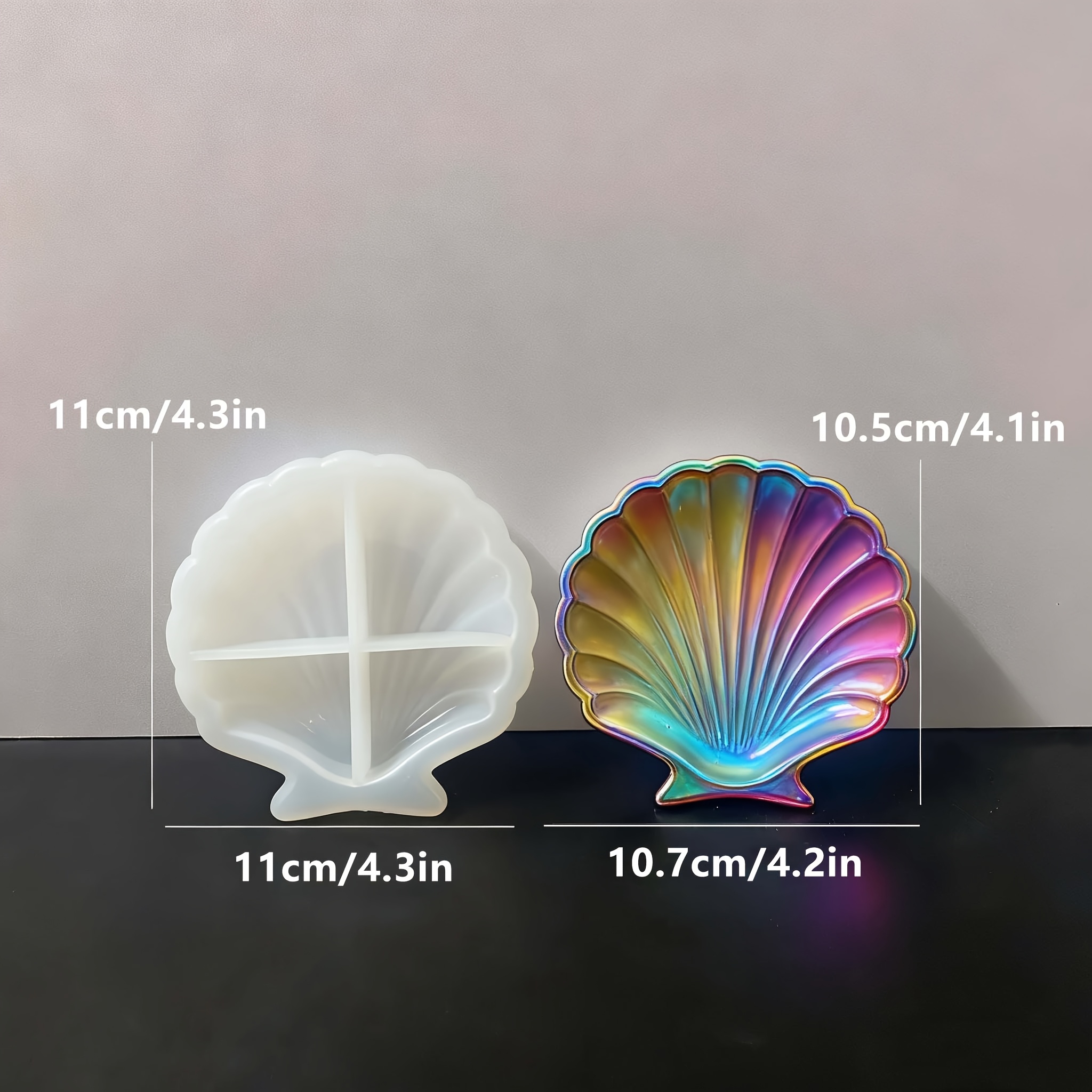 1 piece of silicone shell resi - مراجعة Soap Making Kits وسعره