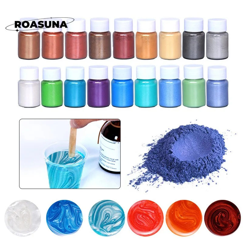 24 Colors Mica Pearl Powder fo - مراجعة Soap Making Dye وسعره