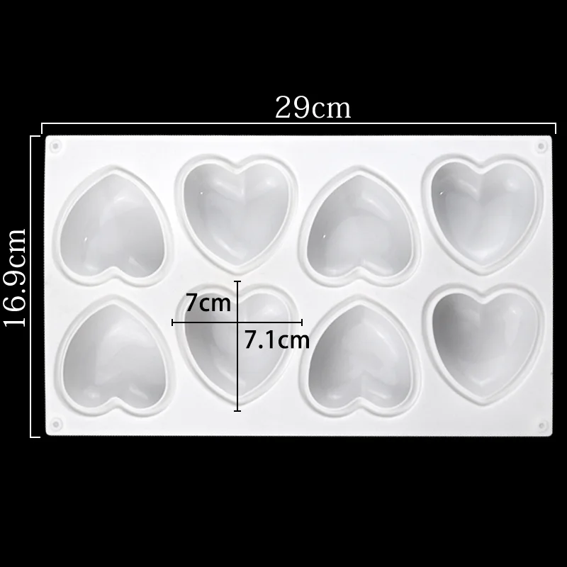 Love Heart Silicone Soap Mold  - مراجعة Soap Making Experiment وسعره