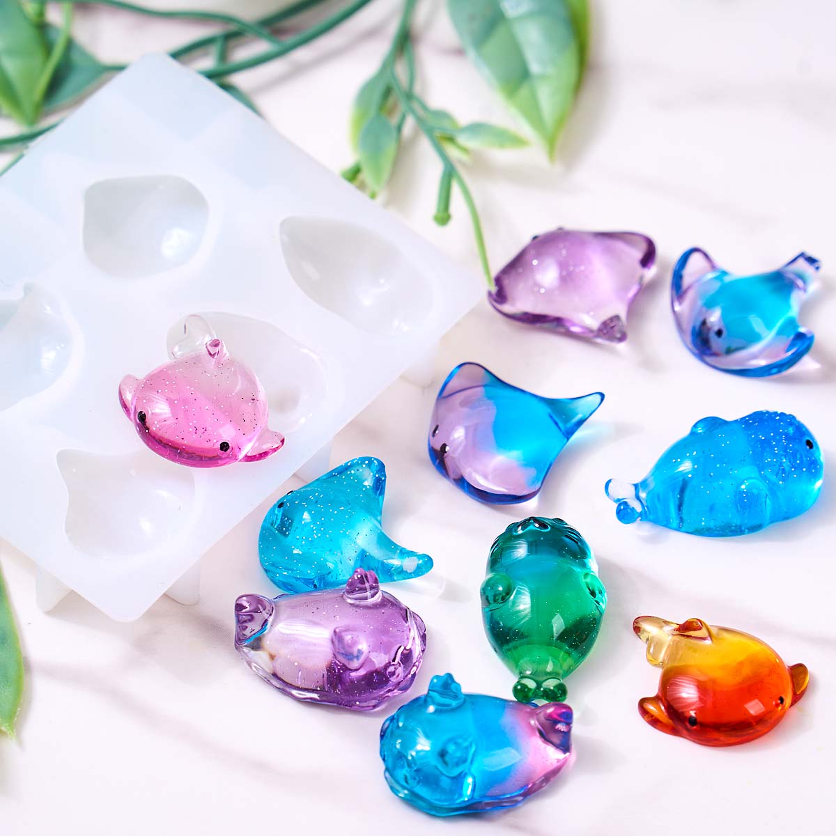3D Healing Kawaii Manta Ray Wh - مراجعة Soap Making Kits وسعره