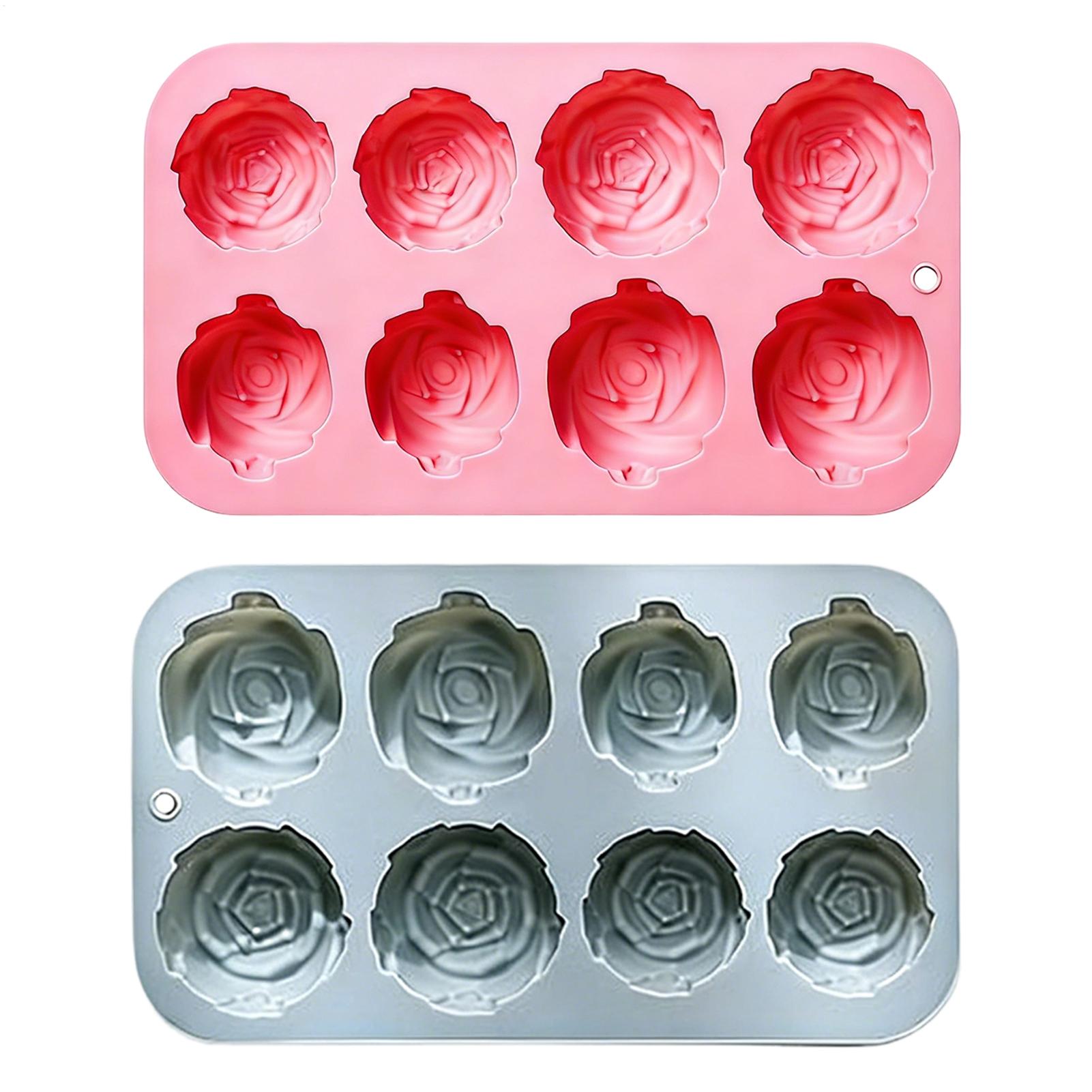 8 Holes Rose Flower Silicone M - مراجعة Soap Making Kits وسعره