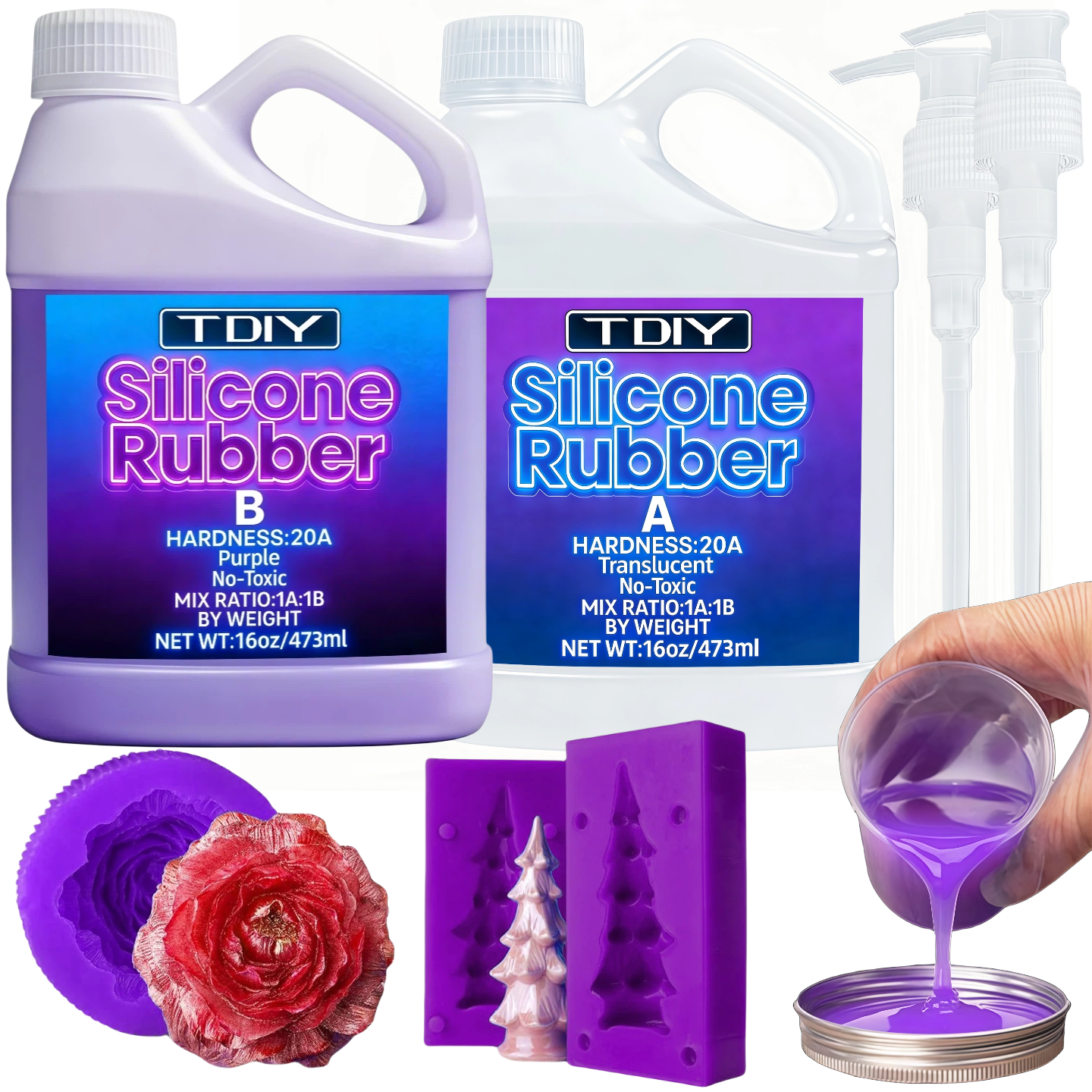 Liquid Silicone Rubber Kit - H - مراجعة Soap Making Kits وسعره