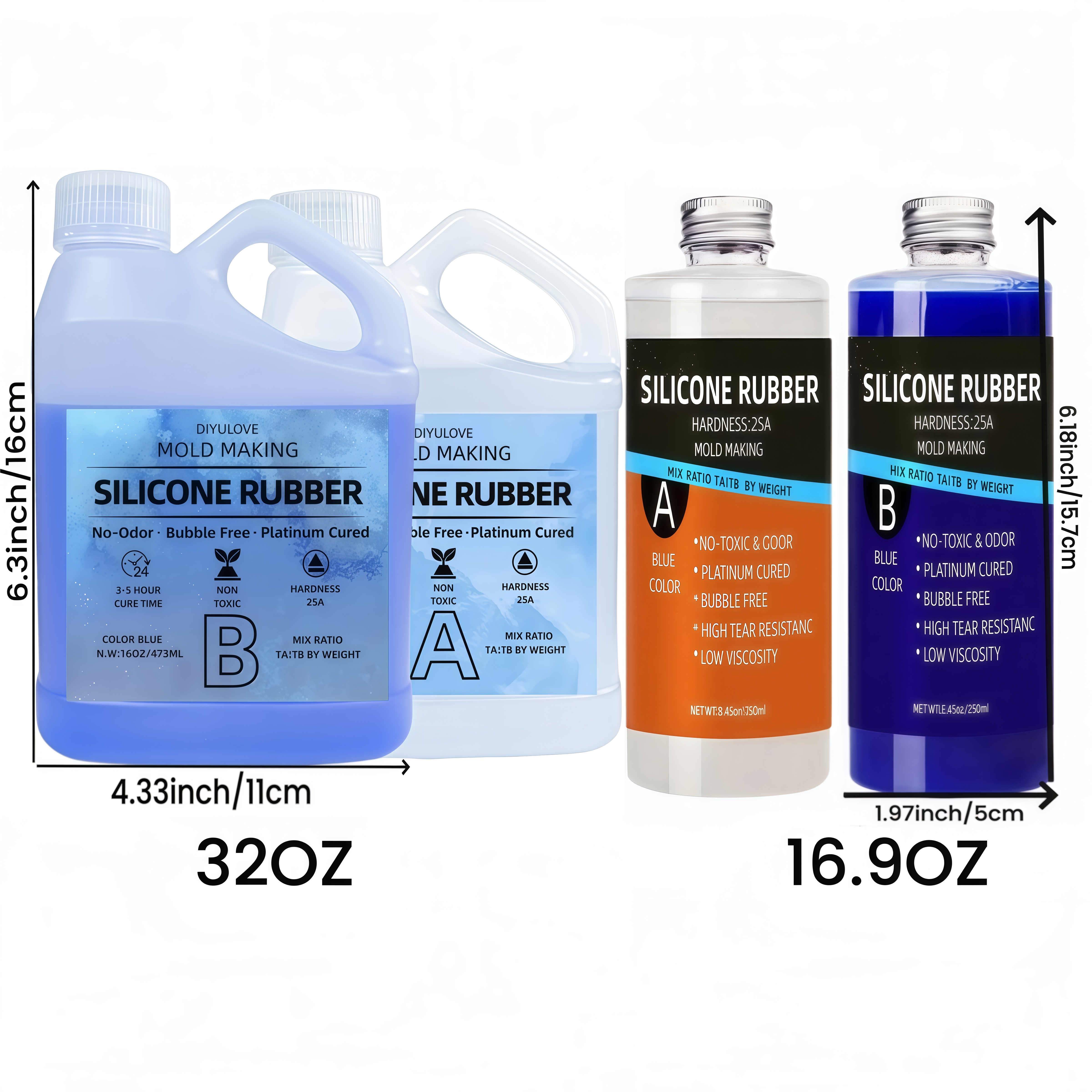 32oz High-Performance Silicone - مراجعة Soap Making Kits وسعره