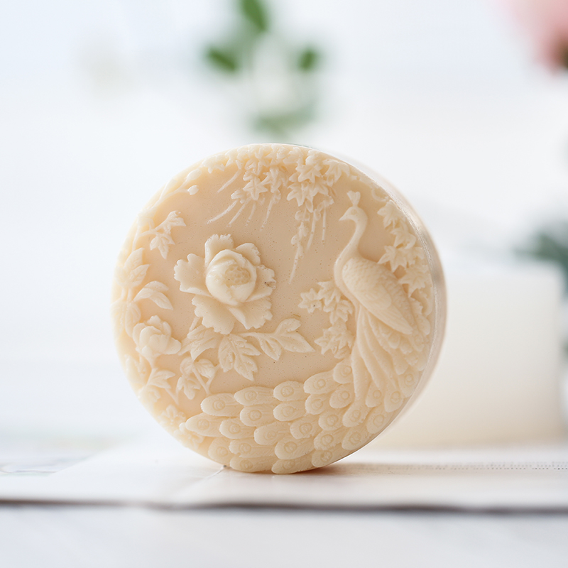 Peacock Flower Pattern Silicon - مراجعة Soap Making Art وسعره