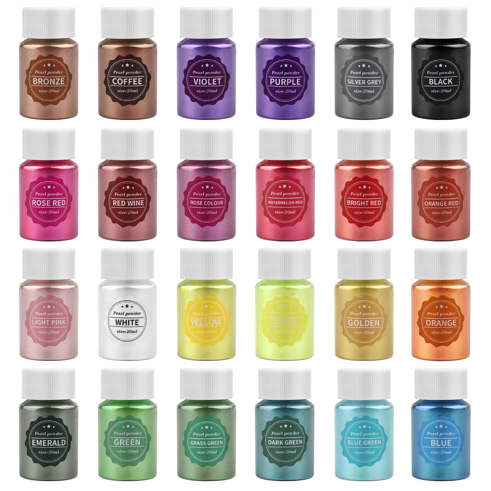 24 Colors 10g Mirror Natural M - مراجعة Soap Making Dye وسعره