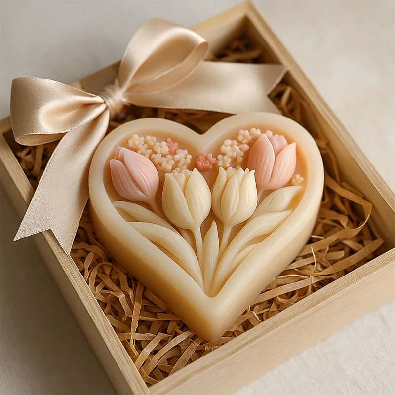 Silicone Mold for Heart-shaped - مراجعة Soap Making Experiment وسعره