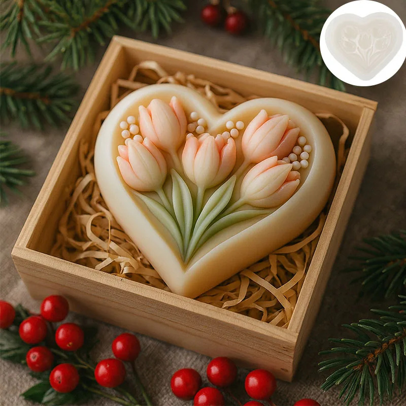 Silicone Mold for Heart-shaped - مراجعة Soap Making Experiment وسعره